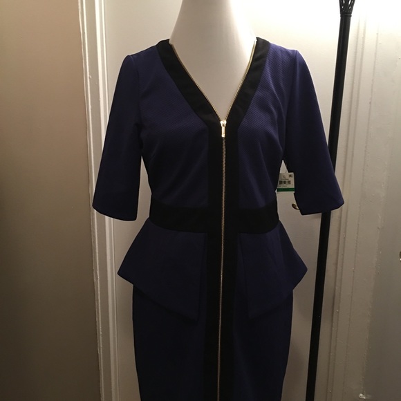 THALIA SODI PEPLUM DRESS large & medium NWT - Picture 2 of 5